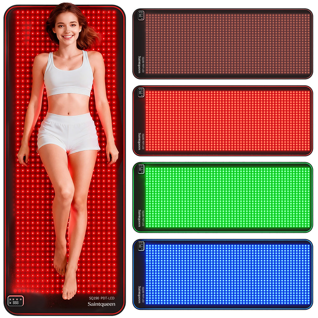 SQ190 フレキシブルLED光美容パッド｜1,344 LED、4波長