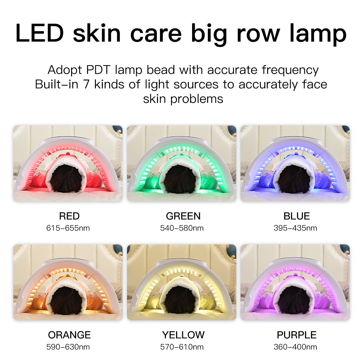 SQ2 折りたたみ式7色LED・PDT光美容機器｜264 LED サブ画像