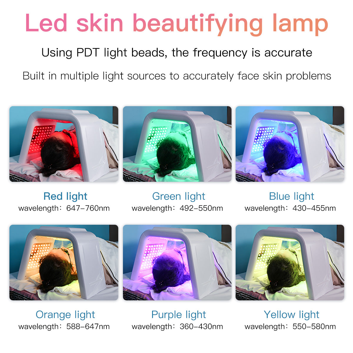 SQ75 7色LED・PDT光美容機器｜170 LED、ナノミスト サブ画像