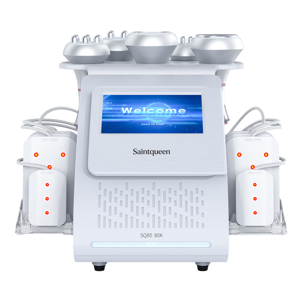 SQ85C Pro 6-in-1 80Kキャビテーション｜レーザーパッド、RF、吸引マッサージ