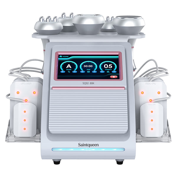 SQ92C Pro 6-in-1 80Kキャビテーション｜RF、吸引、レーザーパッド