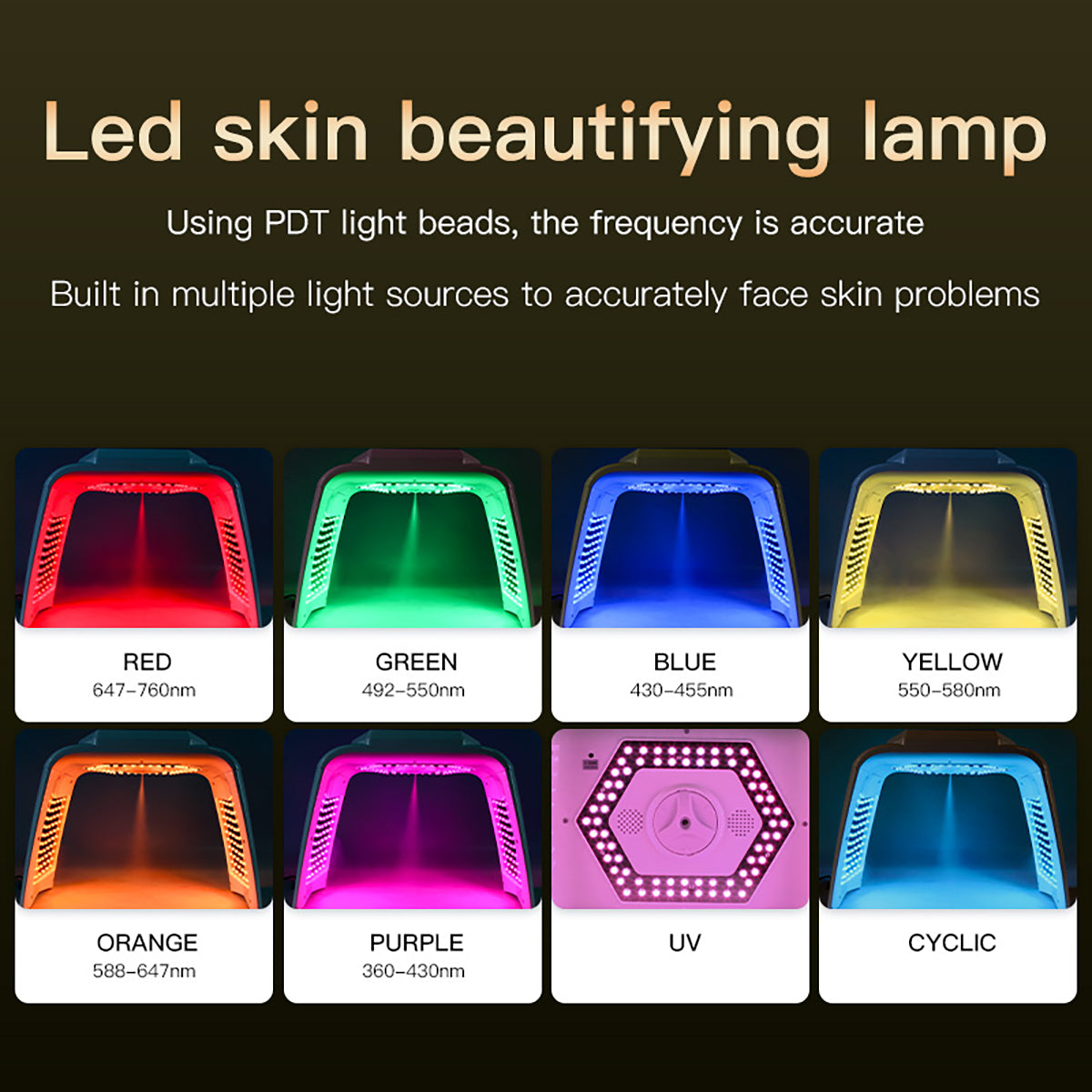 SQ78 LED美容アーチ｜ミスト・温熱・EMS搭載 サブ画像