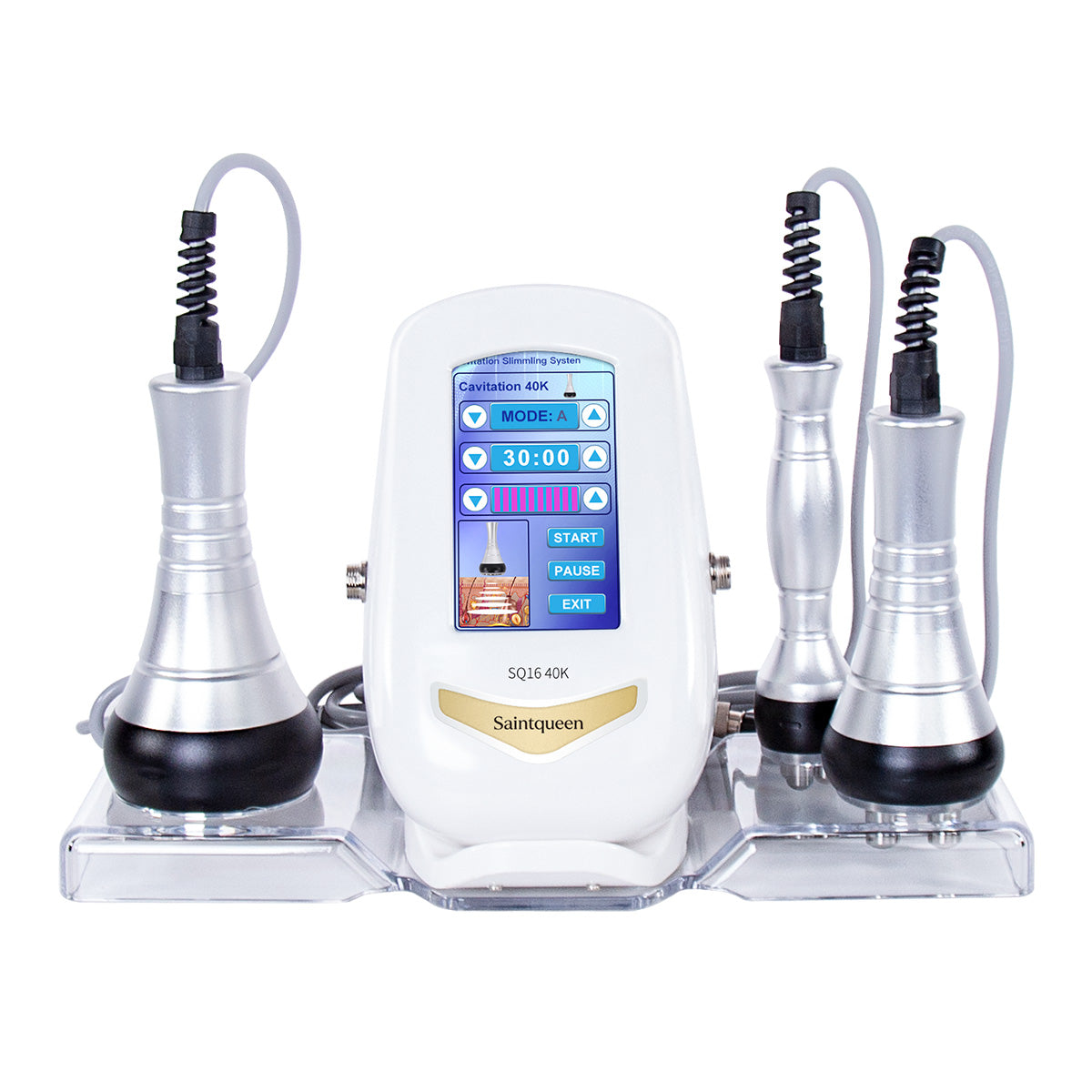 SQ16 3-in-1 40K cavitation and RF machine with three handpieces メイン画像